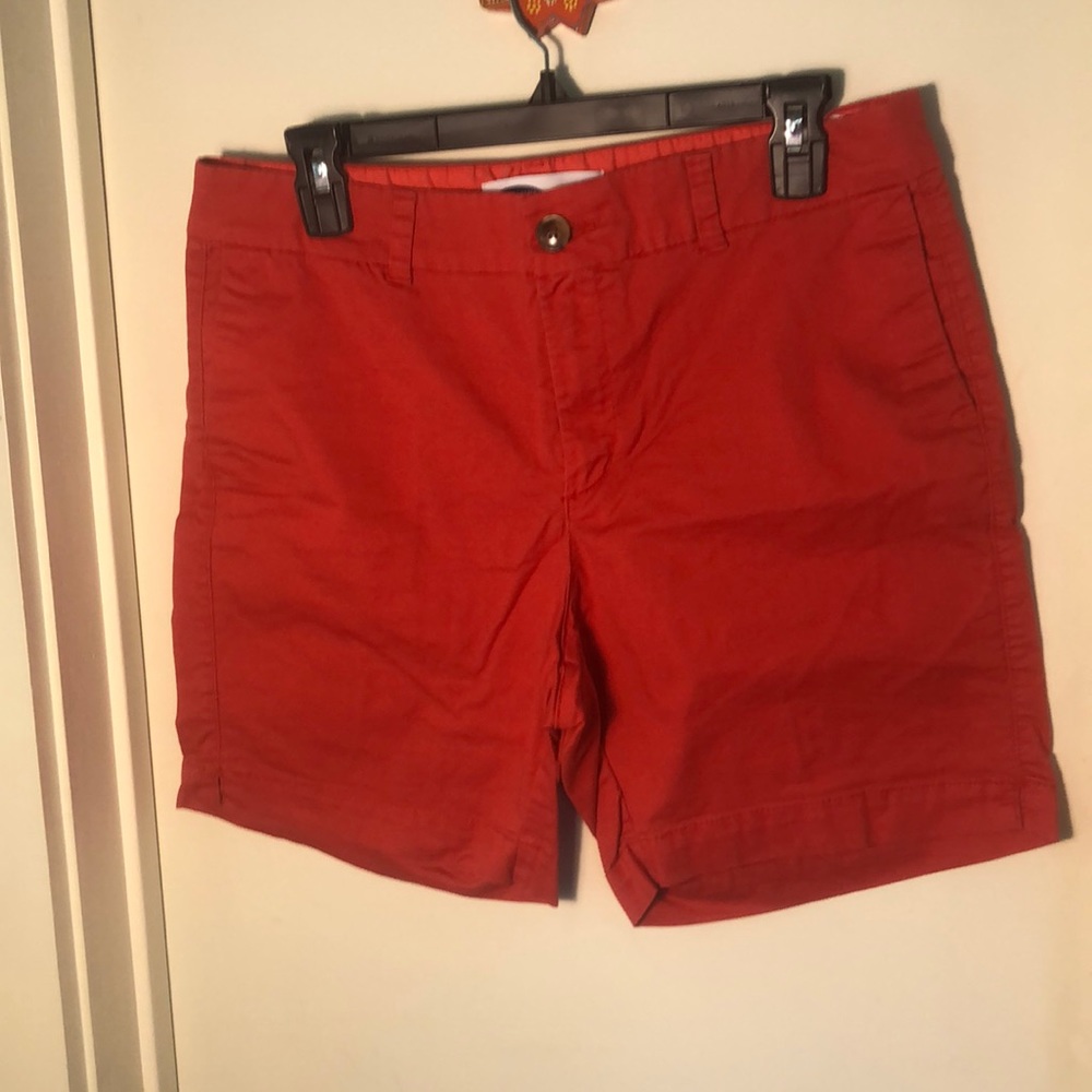 Women’s red shorts